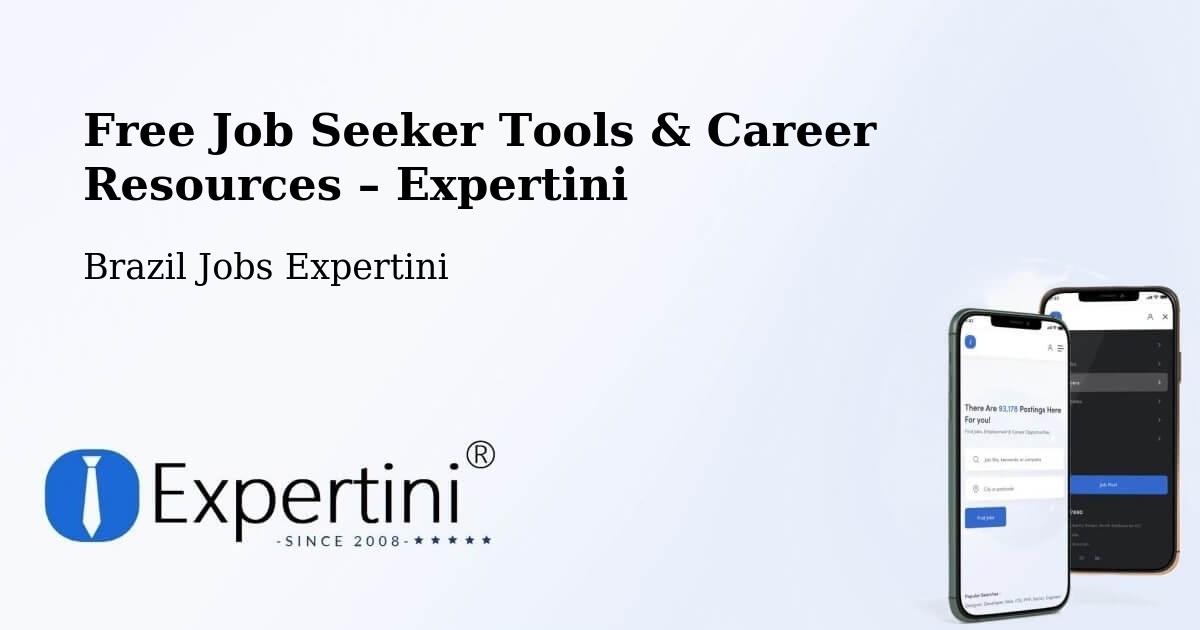 Free Job Seeker Tools & Career Resources – Combinado - Combinado, Brazil Jobs Expertini