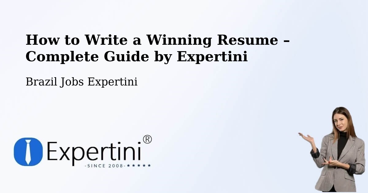 Resume Writing Guide for Job Seekers – Combinado - Combinado, Brazil Jobs Expertini