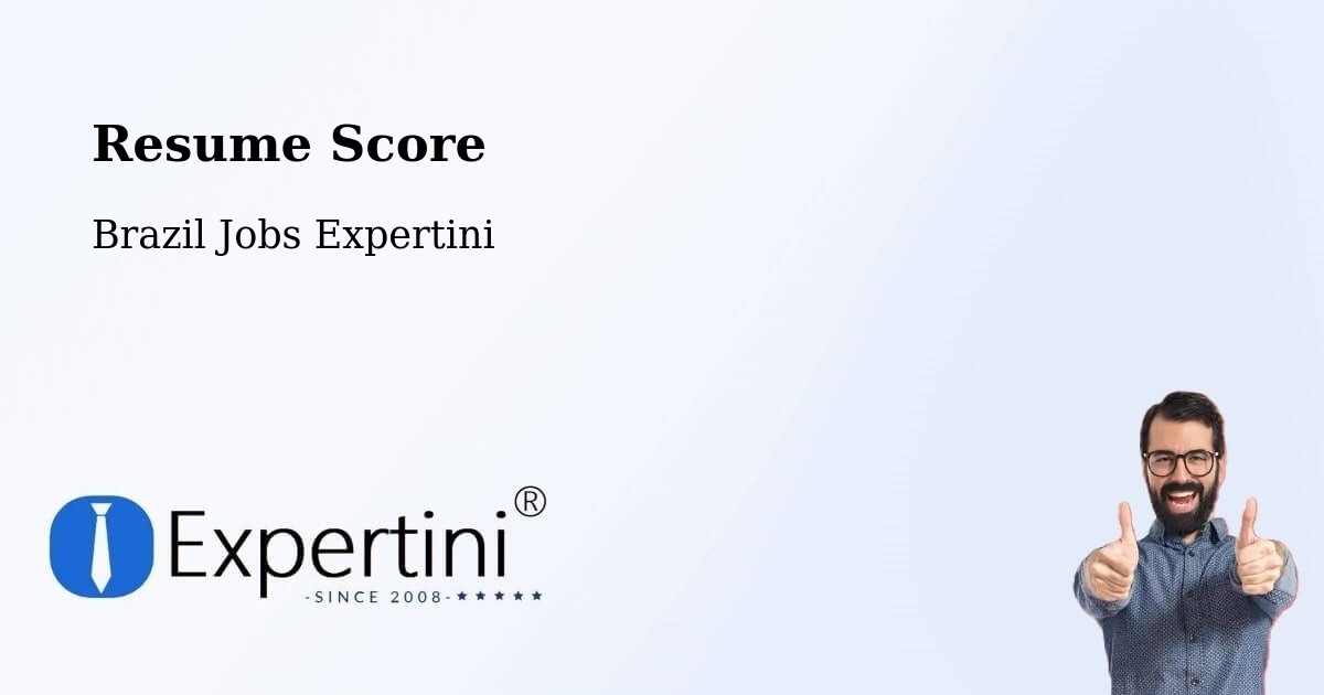 Resume Score & Job Description Match Tool – Combinado - Brazil Jobs Expertini