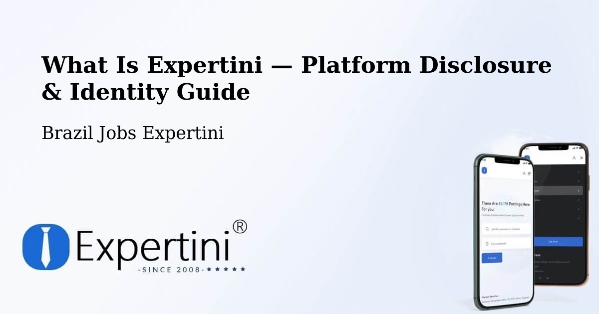 What Is Expertini — Platform Disclosure & Identity Guide – Combinado